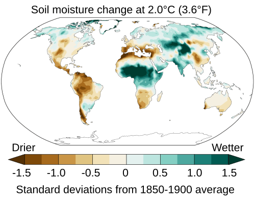 The projections of the IPCC Sixth Assessment Report show clearly the impacts of climate change on Israel even at 2 degrees of warming.