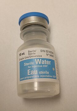 Sterile water for injection