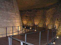 Below-ground portions of the medieval Louvre are still visible.[22]: 32
