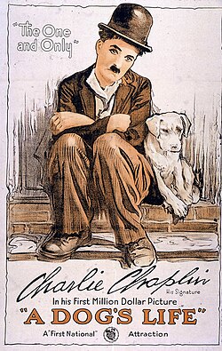 A Dog's Life (1918). It was around this time that Chaplin began to conceive the Tramp as a sad clown.
