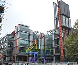 Channel 4 London headquarters, 124 Horseferry Road, London