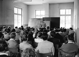 July 1957, 12th International Vacation Courses for New Music, Seminar: Karlheinz Stockhausen