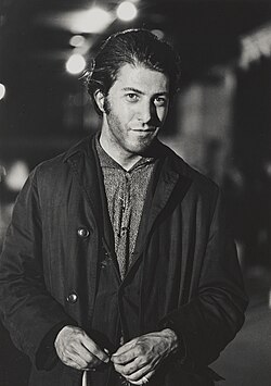 Hoffman on the set of Midnight Cowboy (1969)