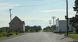 Looking west in Zander