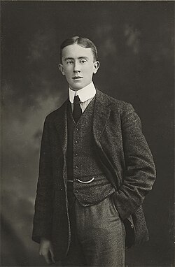 Tolkien at age 19, 1911