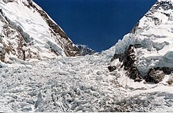 The Khumbu Icefall in 2005