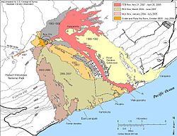 USGS Map of Historic Flows 1983 – April 2008