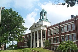 The main branch of the Shaker Heights Public Library, a member of the CLEVNET consortium[42]
