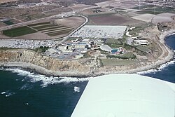 Aerial view of Marineland of the Pacific, in 1965, on the Palos Verdes Peninsula