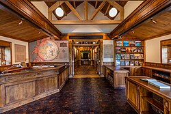 Interior of the Visitor Center in Patagonia National Park