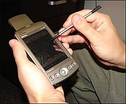Today, handheld computers with GPS and geographic information systems software are often used in geological field work (digital geological mapping).