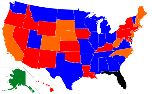 2024 Democratic Party presidential primaries, rules Open primary Semi-closed primary Closed primary Canceled