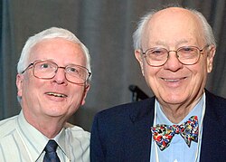 Dennis Hamilton and Charles Bachman at ACM Turing Centenary Celebration