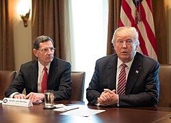 Barrasso with President Donald Trump in 2018