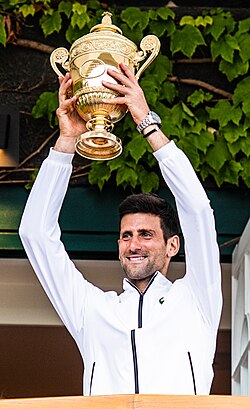 Novak Djokovic, the record holder for most weeks spent as world No. 1 and spent the most weeks at the top of the ATP rankings in the 2010s.