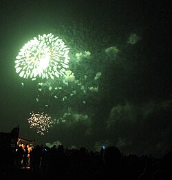 Green barium fireworks