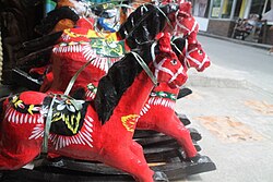 The taka is a type of paper mache art native to Paete in the Philippines.