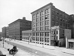 The Kodak factory and main office in Rochester, c. 1910
