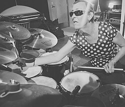 Billie Davies, an avant-garde jazz drummer