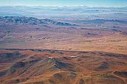 Paranal Observatory on Cerro Paranal in the Atacama Desert is one of the driest places on Earth.[6]