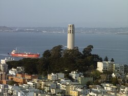 Coit Tower on Telegraph Hill