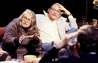 Appearing on UK discussion programme After Dark with Oliver Reed in 1991