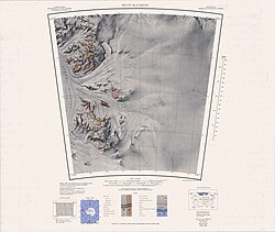 La Gorce Mountains to the southwest of map