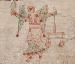 Depiction of Virgo, c.1000