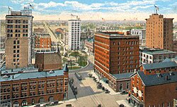 Central Square and Viaduct in the 1910s (view looking south)