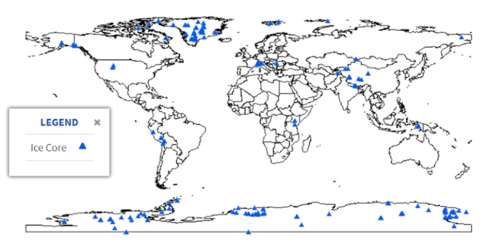 Ice core data location[98]