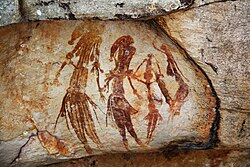 Gwion Gwion rock art in the Kimberley region of Western Australia