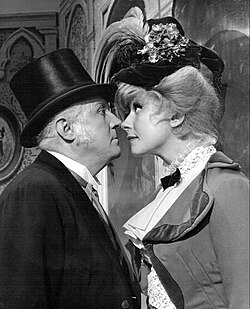 Milo Boulton and Carol Channing in one of several national tours, 1966