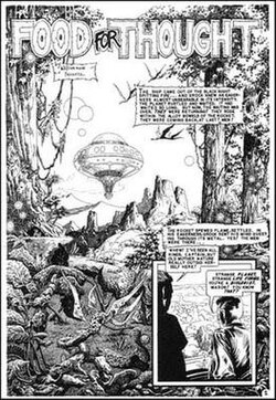 "Food for Thought" (Incredible Science-Fiction #32) by Al Williamson with Roy Krenkel