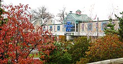 The Toledo Zoo pedestrian bridge