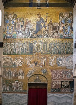 Last Judgment: 12th-century Byzantine mosaic from Torcello Cathedral