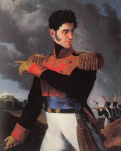 General Antonio López de Santa Anna was a military hero who became president of Mexico on multiple occasions. The Mexican Army's intervention in politics was an ongoing issue during much of the mid-nineteenth century.