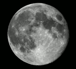 Diurnal libration of the Moon as actually observed from the beginning to the end of a single night. The two angles are created by the different position of the observer with respect to the Moon because of the rotation of the Earth over a few hours.