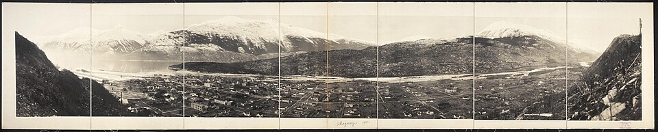 Panoramic photograph of Skagway, c. 1915