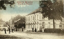 Postcard depicting Beverloo Camp in the early 20th century