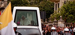 Benedict in Balzan, Malta, 2010