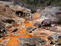 Rio Tinto with its highly acidic water