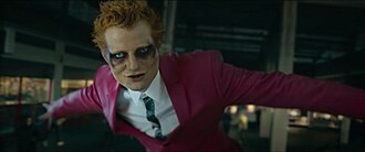Sheeran flying in the music video for "Bad Habits"