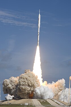 The launch of the Ares I-X prototype on October 28, 2009, was the only flight performed under the Bush administration's Constellation program.