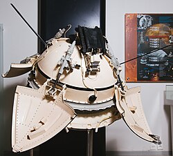 Mars 3 Lander model at the Memorial Museum of Cosmonautics in Moscow