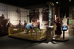Flint sit-down strike exhibit at the Sloan Museum