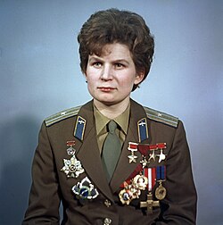 Valentina Tereshkova, first woman in space (1963)