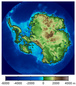 Deglaciated Antarctic accounting for both isostatic rebound and sea level rise