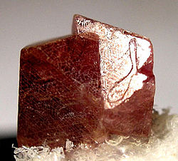 Contact twins, as seen in spinel