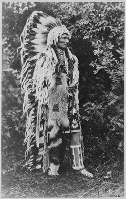 Umapine (Wakonkonwelasonmi), a Cayuse chief, September 1909
