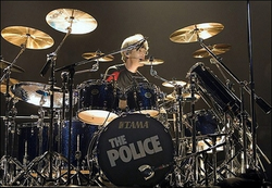 Copeland performing in Marseille with the group